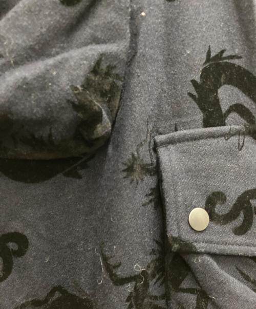 Needles（ニードルズ）Needles (ニードルズ) SASQUATCHfabrix. (サスクワッチファブリックス) Field Pant  Flying Dragon ネイビー サイズ:Ⅿの古着・服飾アイテム