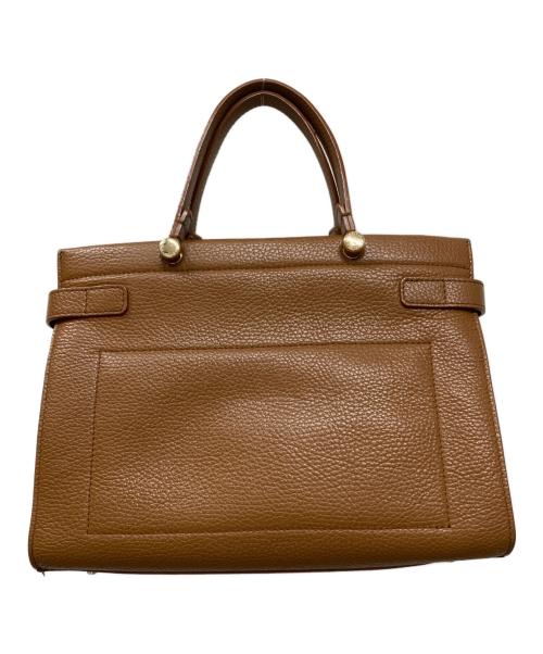 FURLA（フルラ）FURLA (フルラ) パンチング2WAYバッグ ブラウンの古着・服飾アイテム