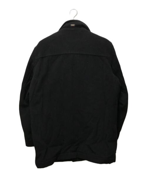 BOSS HUGO BOSS（ボス ヒューゴボス）BOSS HUGO BOSS (ボス ヒューゴボス) カシミヤウールスタンドカラージャケット ブラック サイズ:46の古着・服飾アイテム