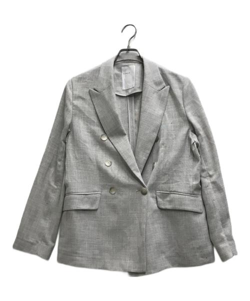 Noble（ノーブル）Noble (ノーブル) ドンゴロスダブルジャケット ベージュ サイズ:36の古着・服飾アイテム