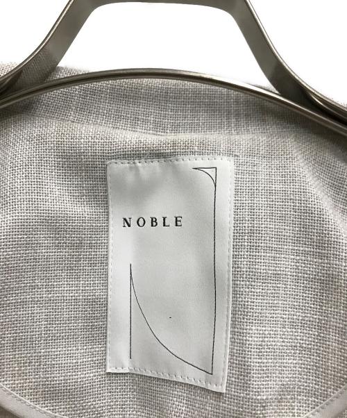 Noble（ノーブル）Noble (ノーブル) ドンゴロスダブルジャケット ベージュ サイズ:36の古着・服飾アイテム