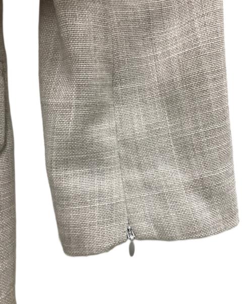 Noble（ノーブル）Noble (ノーブル) ドンゴロスダブルジャケット ベージュ サイズ:36の古着・服飾アイテム