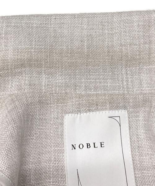 Noble（ノーブル）Noble (ノーブル) ドンゴロスダブルジャケット ベージュ サイズ:36の古着・服飾アイテム