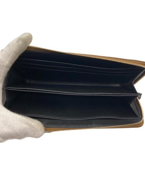 LOEWE（ロエベ）LOEWE (ロエベ) ノット ジップアラウンド ウォレット ブラウンの古着・服飾アイテム