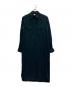LEMAIRE（ルメール）の古着「ウール混シャツワンピース SHIRT DRESS」｜グリーン