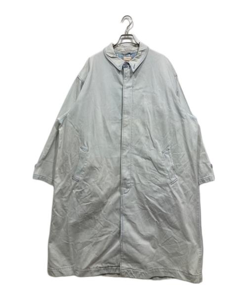 UNION BAY（ユニオンベイ）UNION BAY (ユニオンベイ) 90’s コットンステンカラーコート ブルー サイズ:Mの古着・服飾アイテム