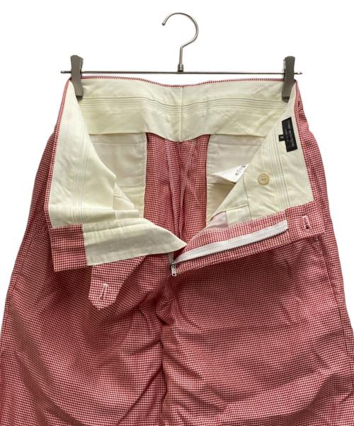 COMME des GARCONS HOMME PLUS（コムデギャルソンオムプリュス）COMME des GARCONS HOMME PLUS (コムデギャルソンオムプリュス) 千鳥柄ウールショーツ レッド サイズ:Ⅿの古着・服飾アイテム