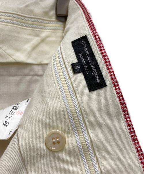 COMME des GARCONS HOMME PLUS（コムデギャルソンオムプリュス）COMME des GARCONS HOMME PLUS (コムデギャルソンオムプリュス) 千鳥柄ウールショーツ レッド サイズ:Ⅿの古着・服飾アイテム