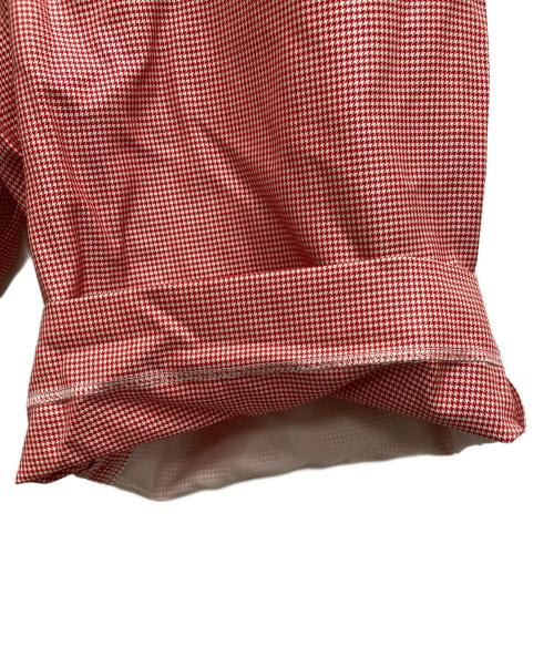 COMME des GARCONS HOMME PLUS（コムデギャルソンオムプリュス）COMME des GARCONS HOMME PLUS (コムデギャルソンオムプリュス) 千鳥柄ウールショーツ レッド サイズ:Ⅿの古着・服飾アイテム
