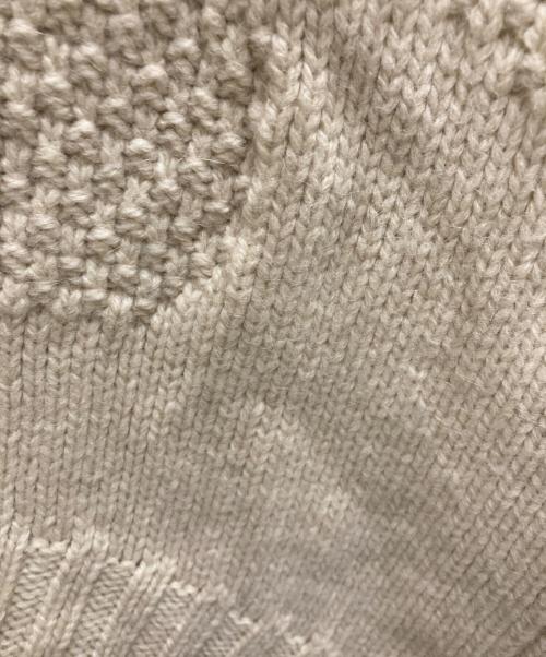 MM6 Maison Margiela（エムエムシックスメゾンマルジェラ）MM6 Maison Margiela (エムエムシックスメゾンマルジェラ) oversized distressed sweater ベージュ サイズ:Ⅿの古着・服飾アイテム