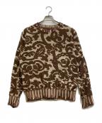 Vivienne Westwood manヴィヴィアン ウェストウッド マン）の古着「ジャガードL/Sカットソー」｜ブラウン