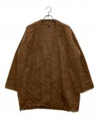 ATONエイトン）の古着「MOHAIR SHAGGY OVERSIZED CARDIGAN」｜ブラウン