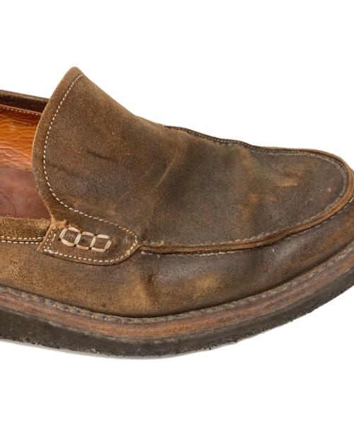 GUIDI&ROSELLINI（グイディ＆ロゼリーニ）GUIDI&ROSELLINI (グイディ＆ロゼリーニ) ローファー ブラウン サイズ:41の古着・服飾アイテム