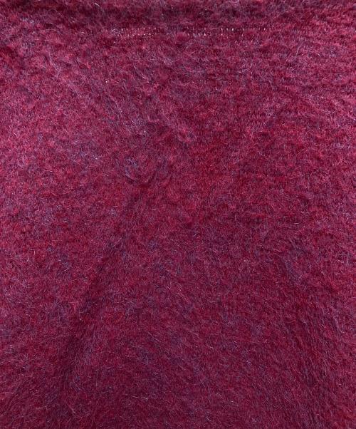Ashton（アシュトン）ASHTON (アシュトン) 60`Sモヘアカーディガン レッド サイズ:不明の古着・服飾アイテム