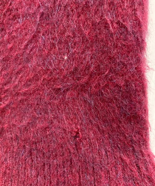 Ashton（アシュトン）ASHTON (アシュトン) 60`Sモヘアカーディガン レッド サイズ:不明の古着・服飾アイテム