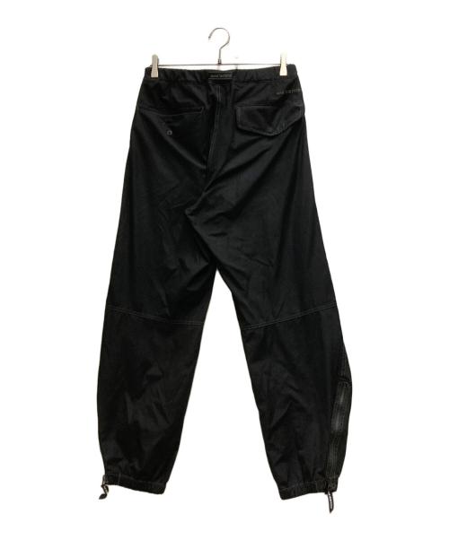 andwander（アンドワンダー）andwander (アンドワンダー) ベルテッドジョガーパンツ ブラック サイズ:Ⅿの古着・服飾アイテム