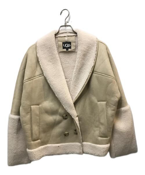 UGG（アグ）UGG (アグ) Mindy LuxeFluff Jacket ベージュ サイズ:Ⅼの古着・服飾アイテム