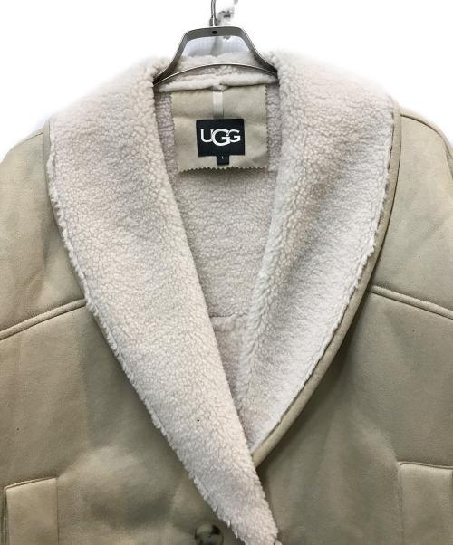 UGG（アグ）UGG (アグ) Mindy LuxeFluff Jacket ベージュ サイズ:Ⅼの古着・服飾アイテム
