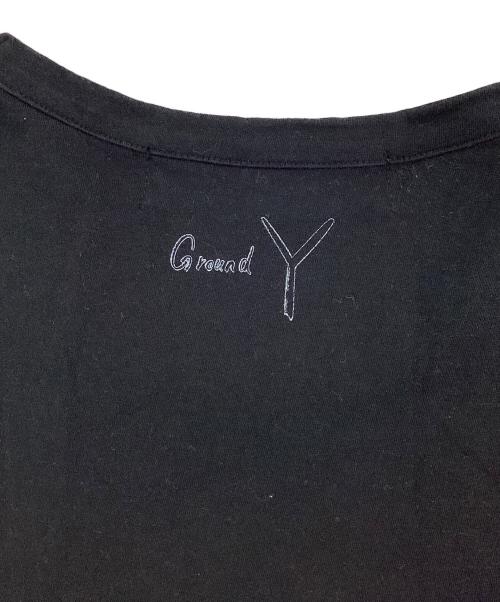GROUND Y（グラウンドワイ）GROUND Y (グラウンドワイ) [Reborn] Front Graphic T by 黒羽麻璃央 ブラック サイズ:3の古着・服飾アイテム