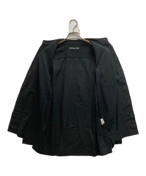 ISSEY MIYAKE MEN（イッセイミヤケメン）ISSEY MIYAKE MEN (イッセイミヤケメン) バンドカラーシャツ ブラック サイズ:1の古着・服飾アイテム