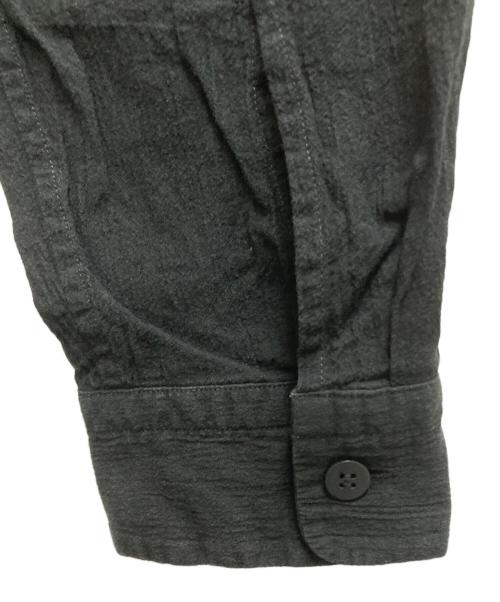 ISSEY MIYAKE MEN（イッセイミヤケメン）ISSEY MIYAKE MEN (イッセイミヤケメン) バンドカラーシャツ ブラック サイズ:1の古着・服飾アイテム