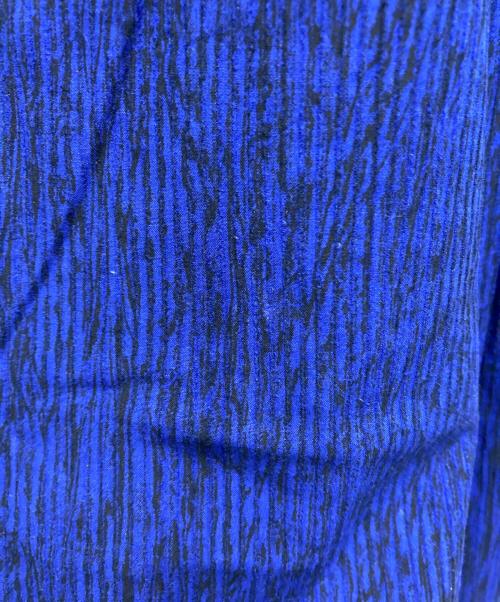 ISSEY MIYAKE MEN（イッセイミヤケメン）ISSEY MIYAKE MEN (イッセイミヤケメン) ストライプ織S/Sシャツ ブルー サイズ:2の古着・服飾アイテム