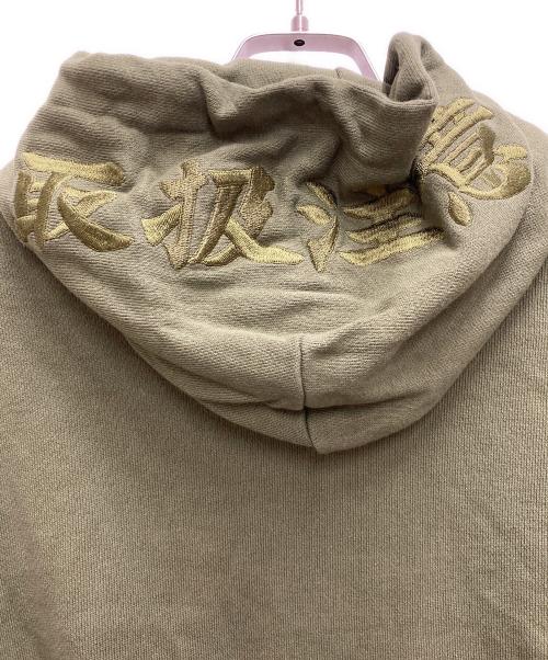 THE BLACK EYE PATCH（ブラックアイパッチ）THE BLACK EYE PATCH (ブラックアイパッチ) ロゴフーディ グリーン サイズ:Ｌの古着・服飾アイテム
