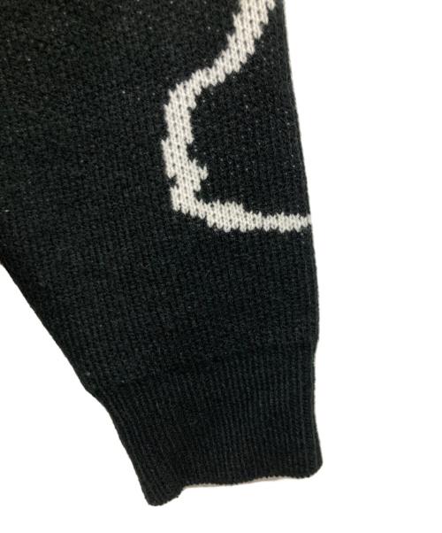 Sauras Being（ソーラス ビーイング）SAURAS BEING (ソーラス ビーイング) LFYT (エルエフワイティー) GRAPHIC SWEATER ブラック サイズ:Ｌの古着・服飾アイテム