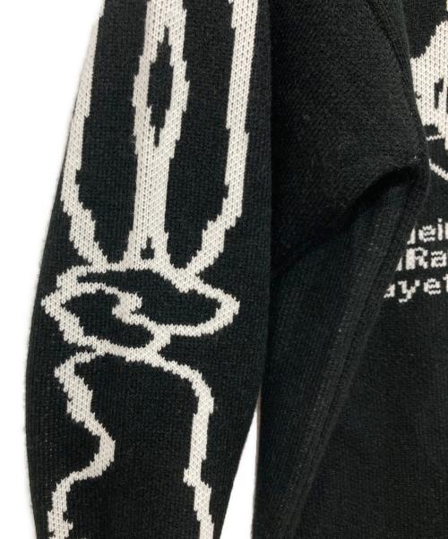 Sauras Being（ソーラス ビーイング）SAURAS BEING (ソーラス ビーイング) LFYT (エルエフワイティー) GRAPHIC SWEATER ブラック サイズ:Ｌの古着・服飾アイテム