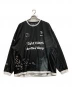 TIGHTBOOTH PRODUCTION×Sauras Beingタイトブースプロダクション×ソーラス ビーイング）の古着「L/S SOCCER JERSEY」｜ブラック