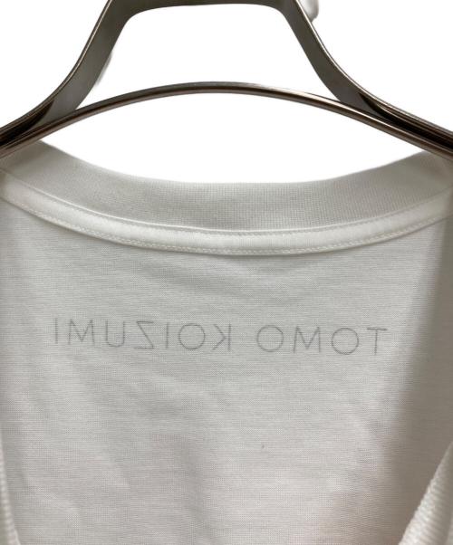 TOMO KOIZUMI（トモコイズミ）TOMO KOIZUMI (トモコイズミ) フリルTEE ホワイト サイズ:Ⅼの古着・服飾アイテム