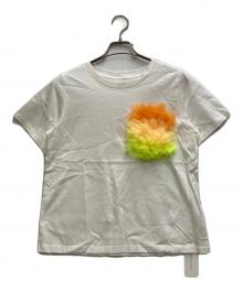 TOMO KOIZUMI（トモコイズミ）の古着「FRILL POCKET T-SHIRT」｜ホワイト