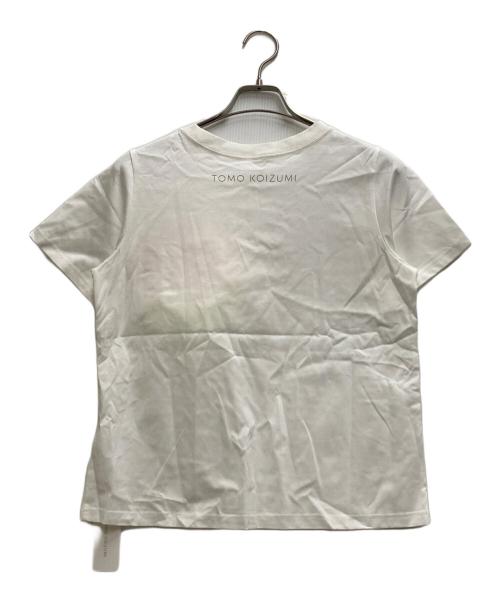 TOMO KOIZUMI（トモコイズミ）TOMO KOIZUMI (トモコイズミ) FRILL POCKET T-SHIRT ホワイト サイズ:Ⅼの古着・服飾アイテム