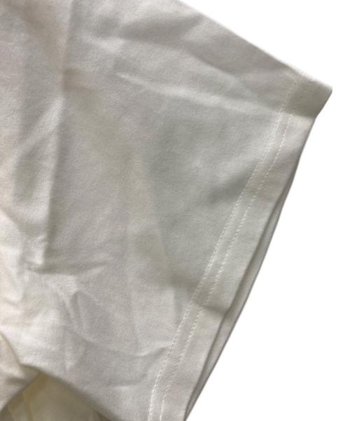 TOMO KOIZUMI（トモコイズミ）TOMO KOIZUMI (トモコイズミ) FRILL POCKET T-SHIRT ホワイト サイズ:Ⅼの古着・服飾アイテム