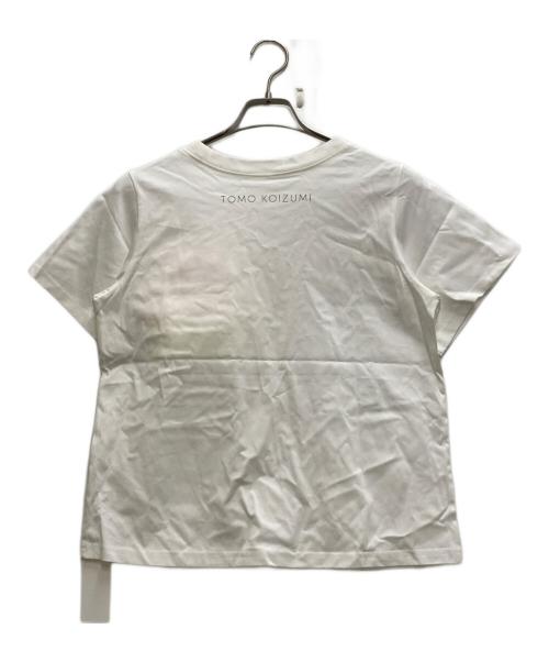 TOMO KOIZUMI（トモコイズミ）TOMO KOIZUMI (トモコイズミ) FRILL POCKET T-SHIRT ホワイト サイズ:Ⅼの古着・服飾アイテム
