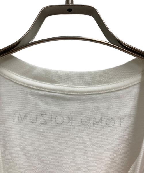 TOMO KOIZUMI（トモコイズミ）TOMO KOIZUMI (トモコイズミ) FRILL POCKET T-SHIRT ホワイト サイズ:Ⅼの古着・服飾アイテム
