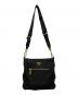 中古・古着 PRADA (プラダ) ナイロンショルダーバッグ ブラック：40000円