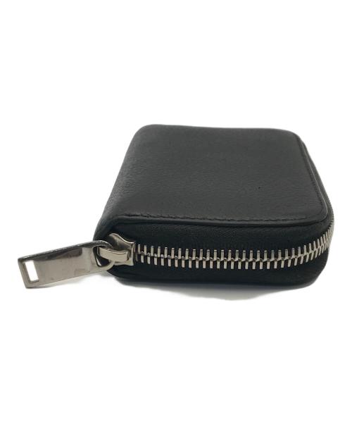 Saint Laurent Paris（サンローランパリ）Saint Laurent Paris (サンローランパリ) ラウンドジップコンプクトウォレット ブラックの古着・服飾アイテム