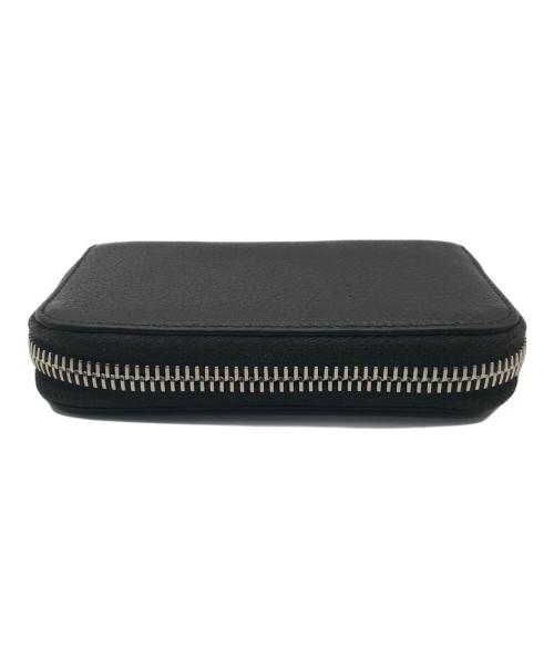 Saint Laurent Paris（サンローランパリ）Saint Laurent Paris (サンローランパリ) ラウンドジップコンプクトウォレット ブラックの古着・服飾アイテム