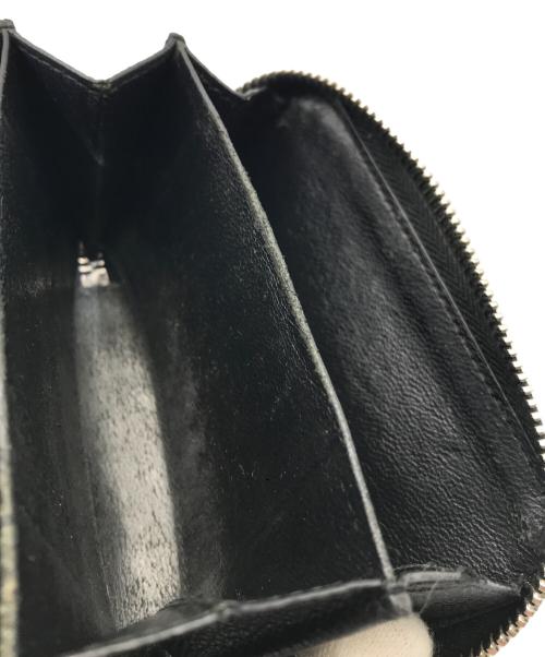 Saint Laurent Paris（サンローランパリ）Saint Laurent Paris (サンローランパリ) ラウンドジップコンプクトウォレット ブラックの古着・服飾アイテム