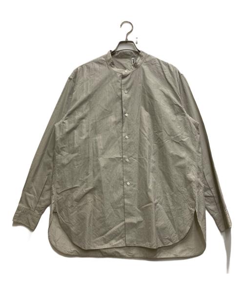 KAPTAIN SUNSHINE（キャプテンサンシャイン）KAPTAIN SUNSHINE (キャプテンサンシャイン) Stand Collar Shirt ベージュ サイズ:40の古着・服飾アイテム
