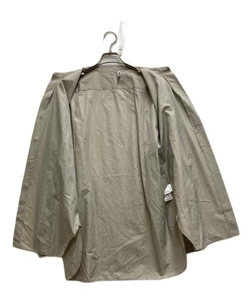 KAPTAIN SUNSHINE（キャプテンサンシャイン）KAPTAIN SUNSHINE (キャプテンサンシャイン) Stand Collar Shirt ベージュ サイズ:40の古着・服飾アイテム