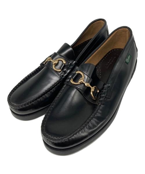 PARABOOT（パラブーツ）PARABOOT (パラブーツ) UNITED ARROWS (ユナイテッドアローズ) 別注 BIT DECK ローファー ブラック サイズ:7の古着・服飾アイテム