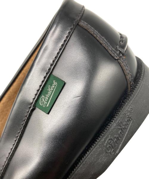 PARABOOT（パラブーツ）PARABOOT (パラブーツ) UNITED ARROWS (ユナイテッドアローズ) 別注 BIT DECK ローファー ブラック サイズ:7の古着・服飾アイテム