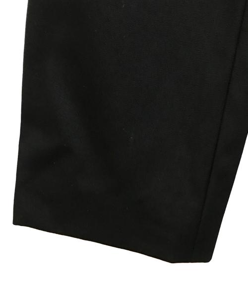yohji yamamoto+noir（ヨウジヤマモトプリュスノアール）yohji yamamoto+Noir (ヨウジヤマモトプリュスノアール) ウールギャバロングジャケット ブラック サイズ:34の古着・服飾アイテム