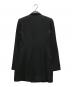 yohji yamamoto+Noir (ヨウジヤマモトプリュスノアール) ウールギャバロングジャケット ブラック サイズ:34：10000円