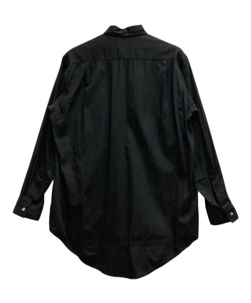 Y's for men（ワイズフォーメン）Y'S for men (ワイズフォーメン) コットンレーヨンボタンダウンシャツ ブラック サイズ:3の古着・服飾アイテム