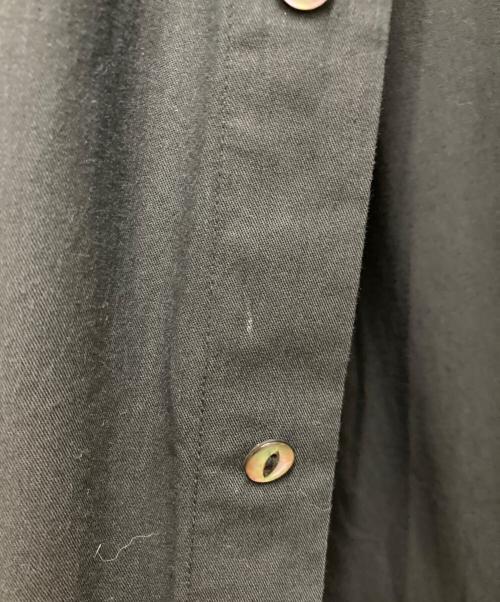 Y's for men（ワイズフォーメン）Y'S for men (ワイズフォーメン) コットンレーヨンボタンダウンシャツ ブラック サイズ:3の古着・服飾アイテム