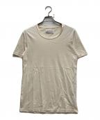 Maison Margielaメゾンマルジェラ）の古着「無地Tシャツ」｜アイボリー