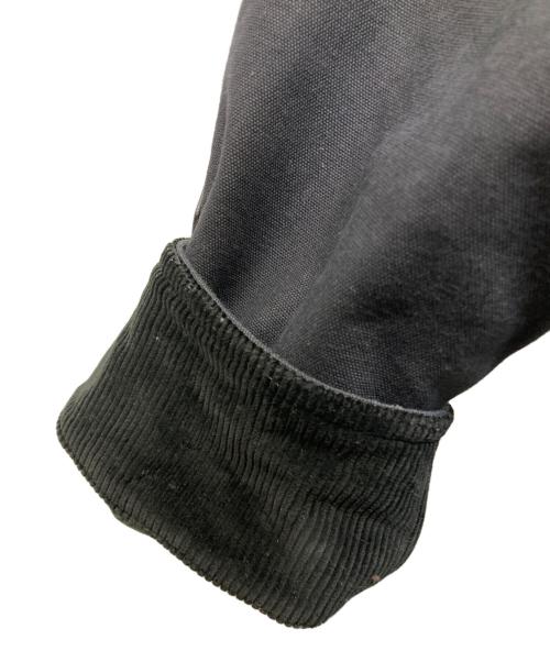 Timberland（ティンバーランド）Timberland (ティンバーランド) レザー切替カバーオール ブラック サイズ:SIZE Mの古着・服飾アイテム